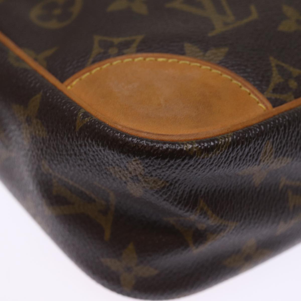 LOUIS VUITTON Monogram Compiegne 28 Clutch Bag M51845 LV 75853