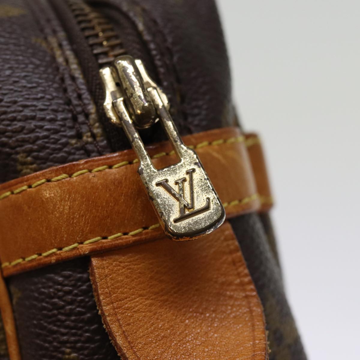 LOUIS VUITTON Monogram Compiegne 28 Clutch Bag M51845 LV 75854