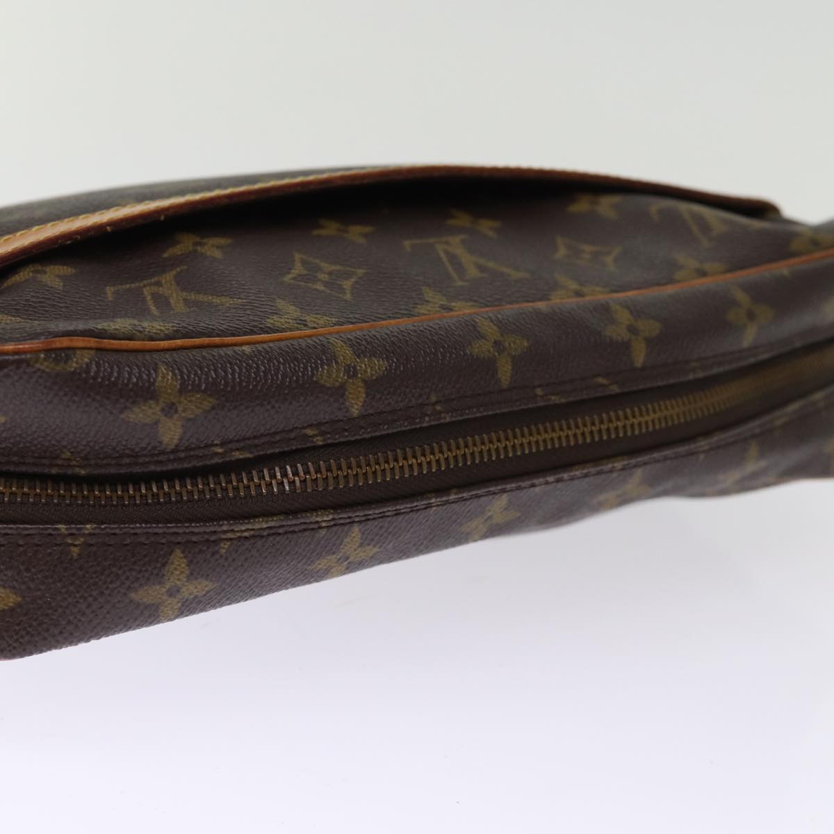 LOUIS VUITTON Monogram Compiegne 28 Clutch Bag M51845 LV 75854