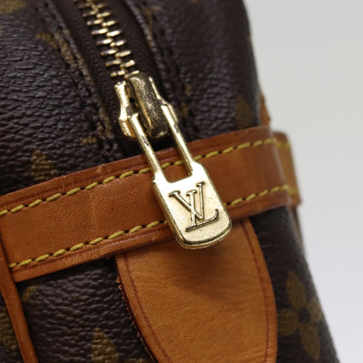 LOUIS VUITTON Monogram Compiegne 28 Clutch Bag M51845 LV 75855
