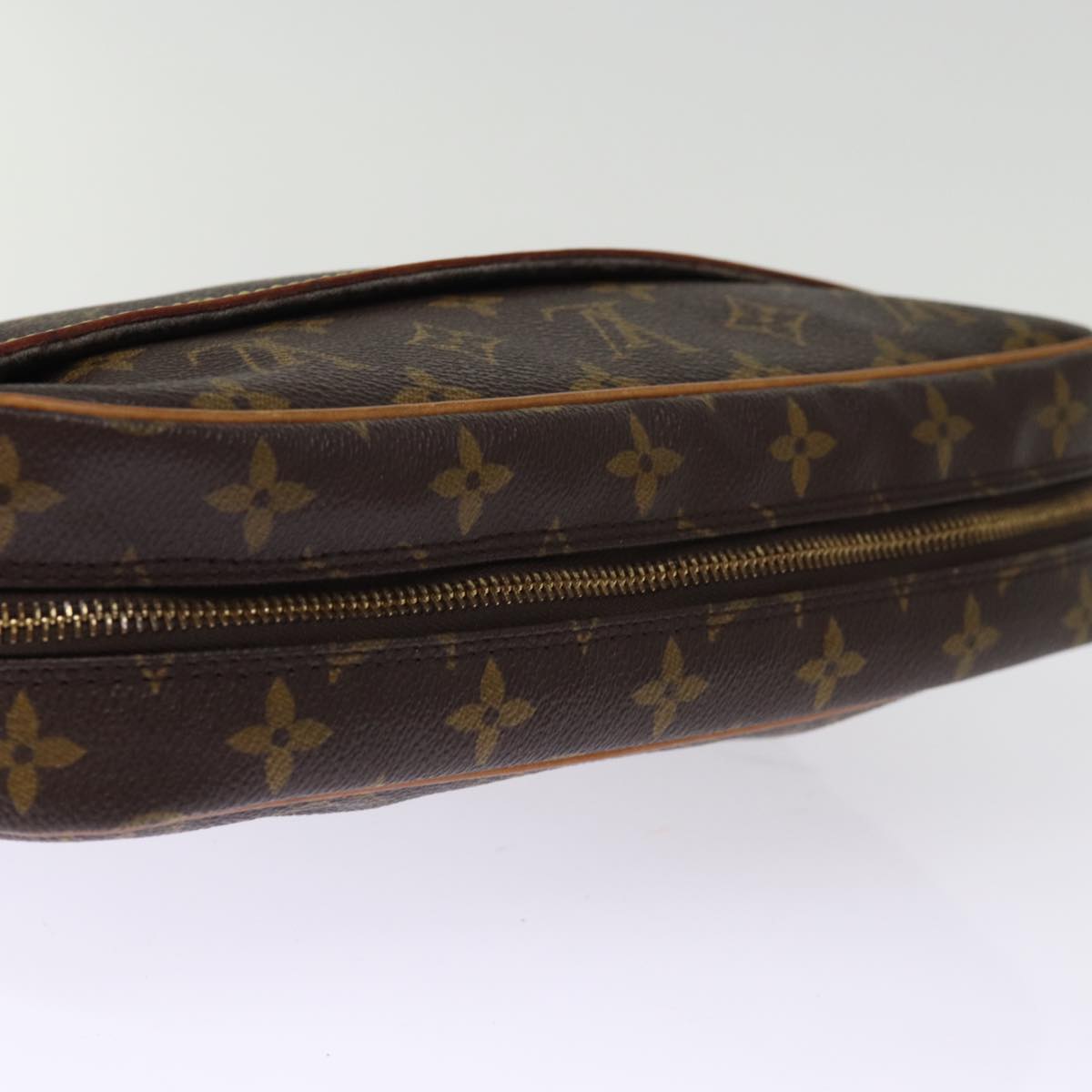 LOUIS VUITTON Monogram Compiegne 28 Clutch Bag M51845 LV 75855
