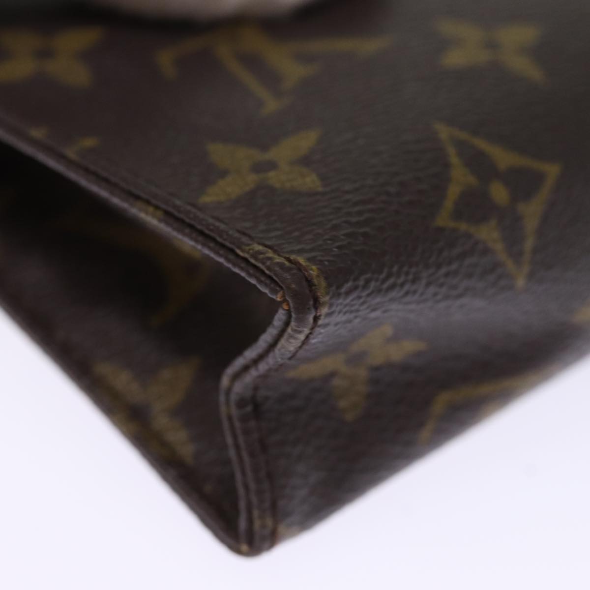 LOUIS VUITTON Monogram Poche Toilette 15 Pouch M47546 LV 75858