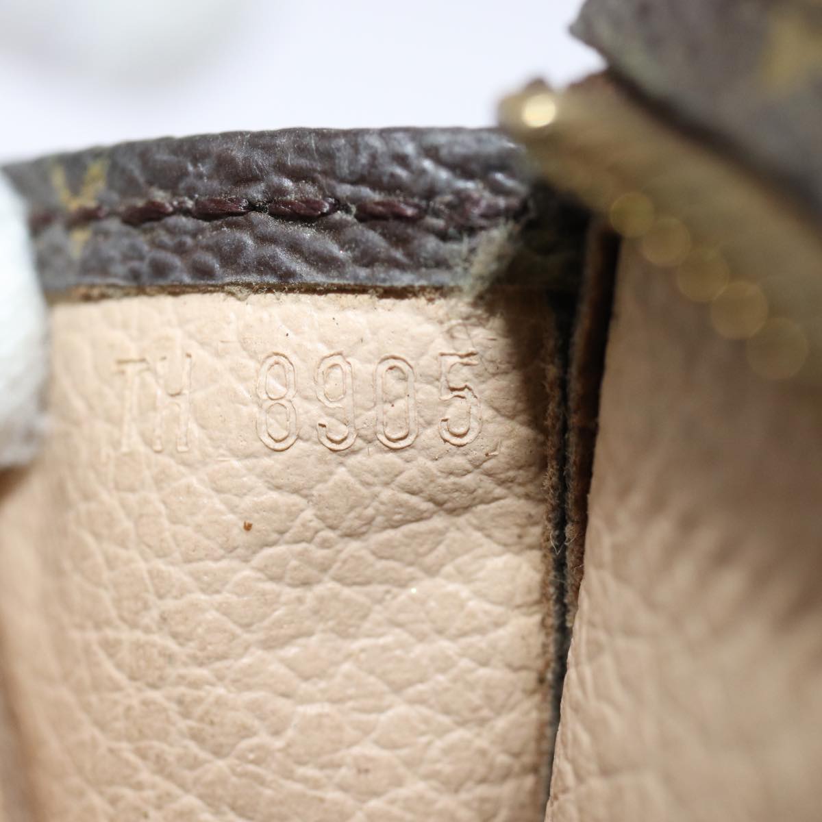 LOUIS VUITTON Monogram Poche Toilette 15 Pouch M47546 LV 75858