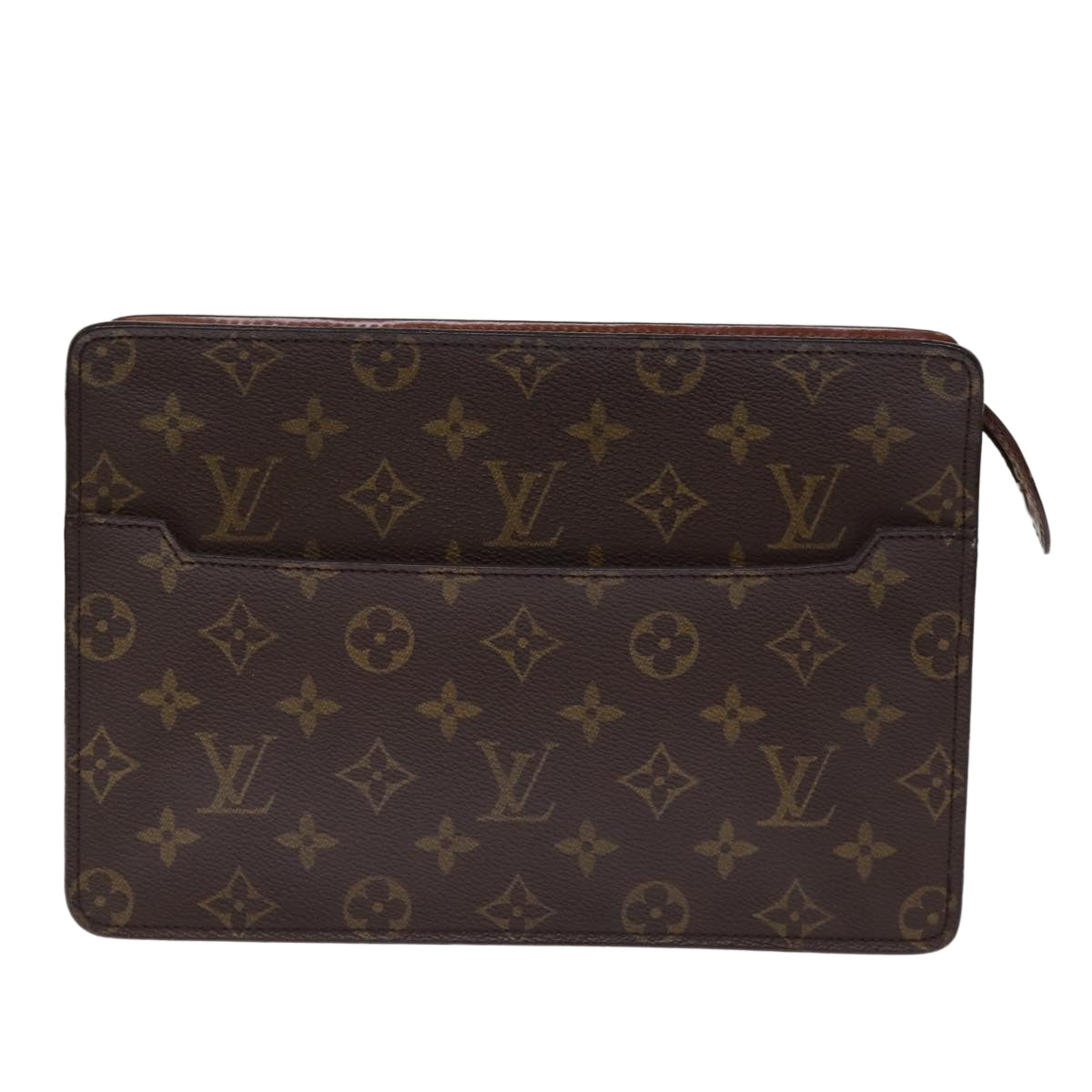 LOUIS VUITTON Monogram Pochette Homme Clutch Bag M51795 LV 75863