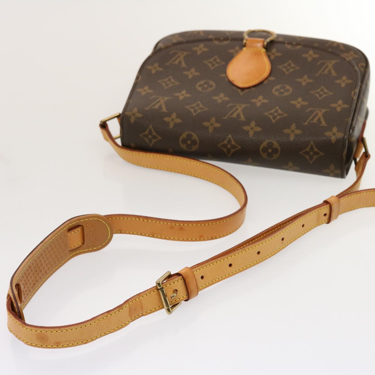 LOUIS VUITTON Monogram Saint Cloud GM Shoulder Bag M51242 LV 75865