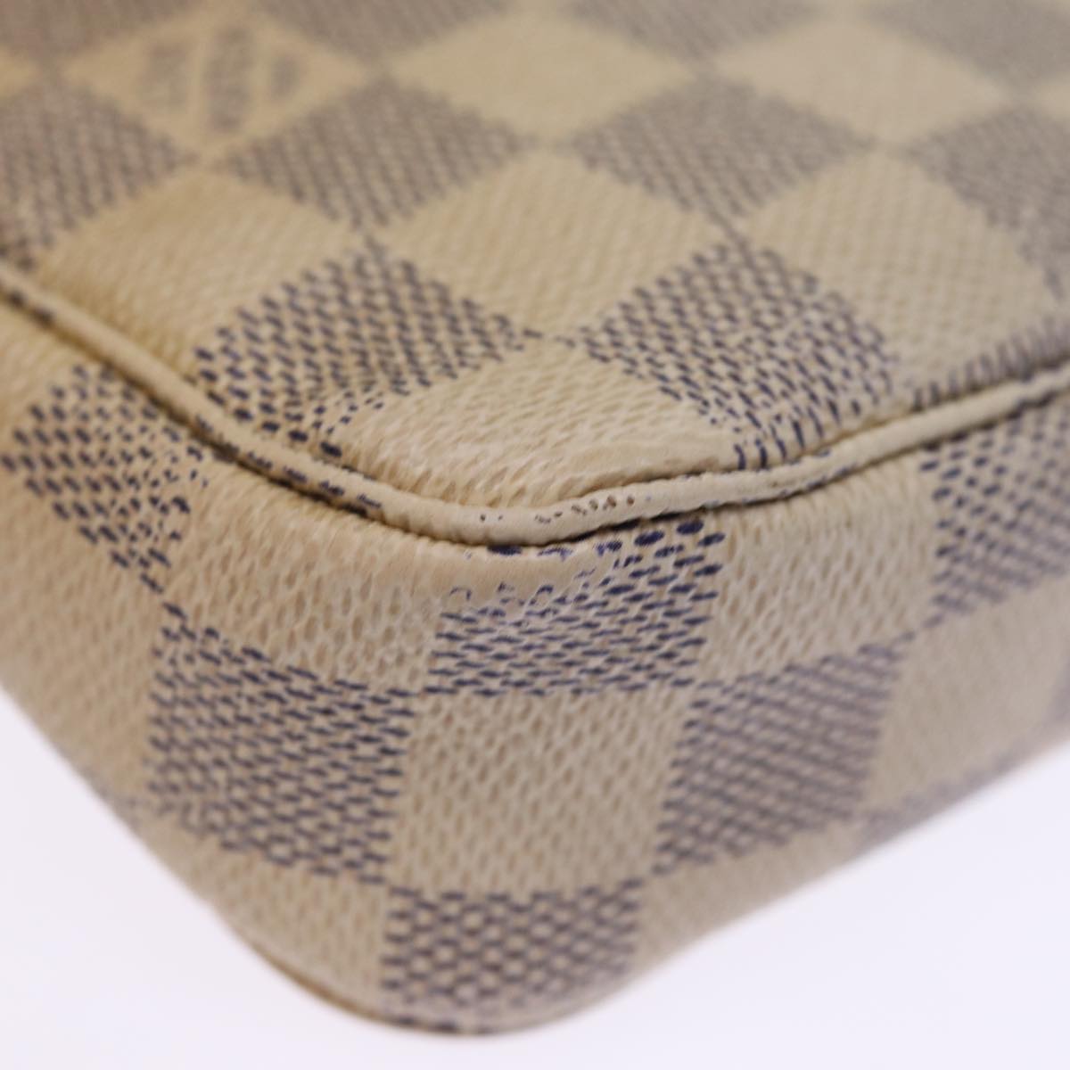 LOUIS VUITTON Damier Azur Pochette Accessoires Pouch N51986 LV 75871