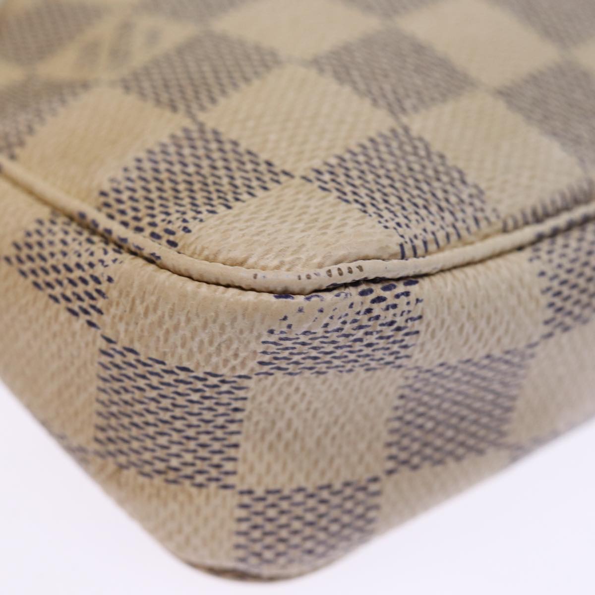 LOUIS VUITTON Damier Azur Pochette Accessoires Pouch N51986 LV 75871