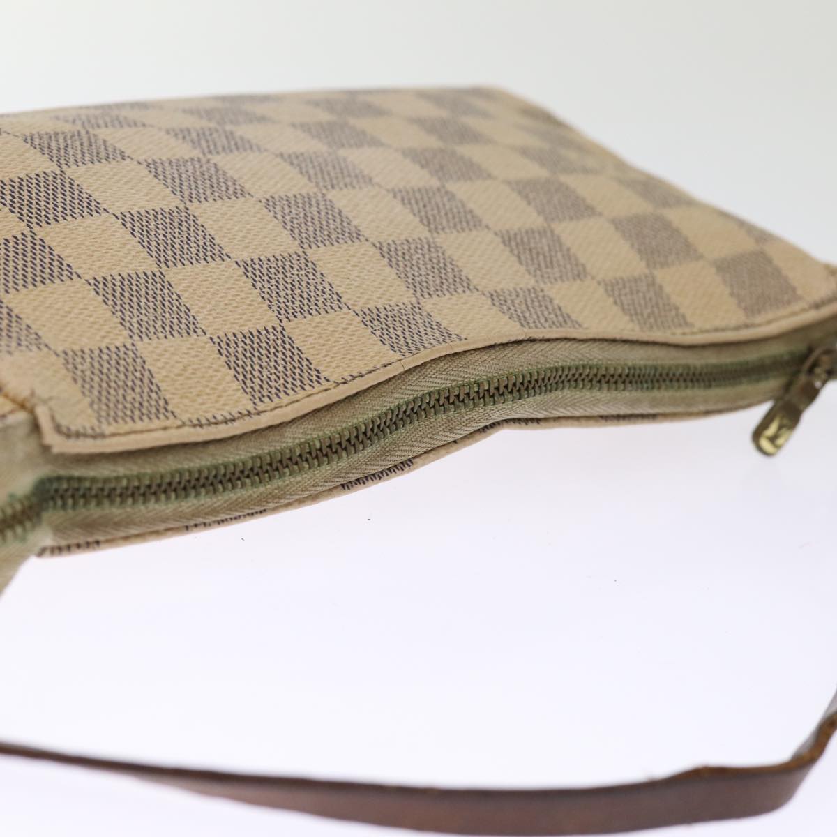 LOUIS VUITTON Damier Azur Pochette Accessoires Pouch N51986 LV 75871