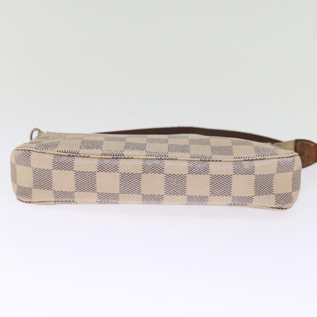 LOUIS VUITTON Damier Azur Pochette Accessoires Pouch N51986 LV 75871