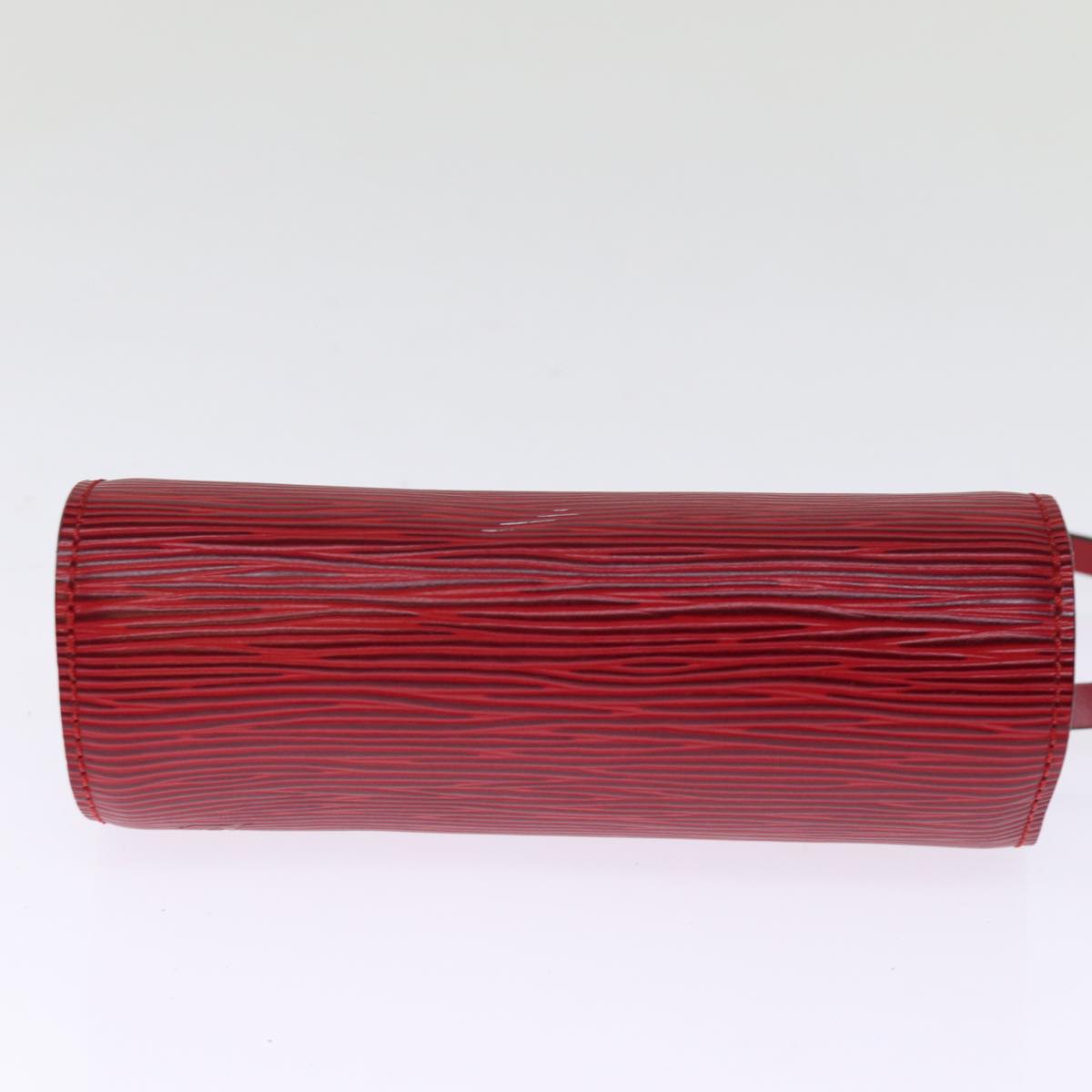 LOUIS VUITTON Epi Soufflot Pouch Accessory Pouch Red LV 75877