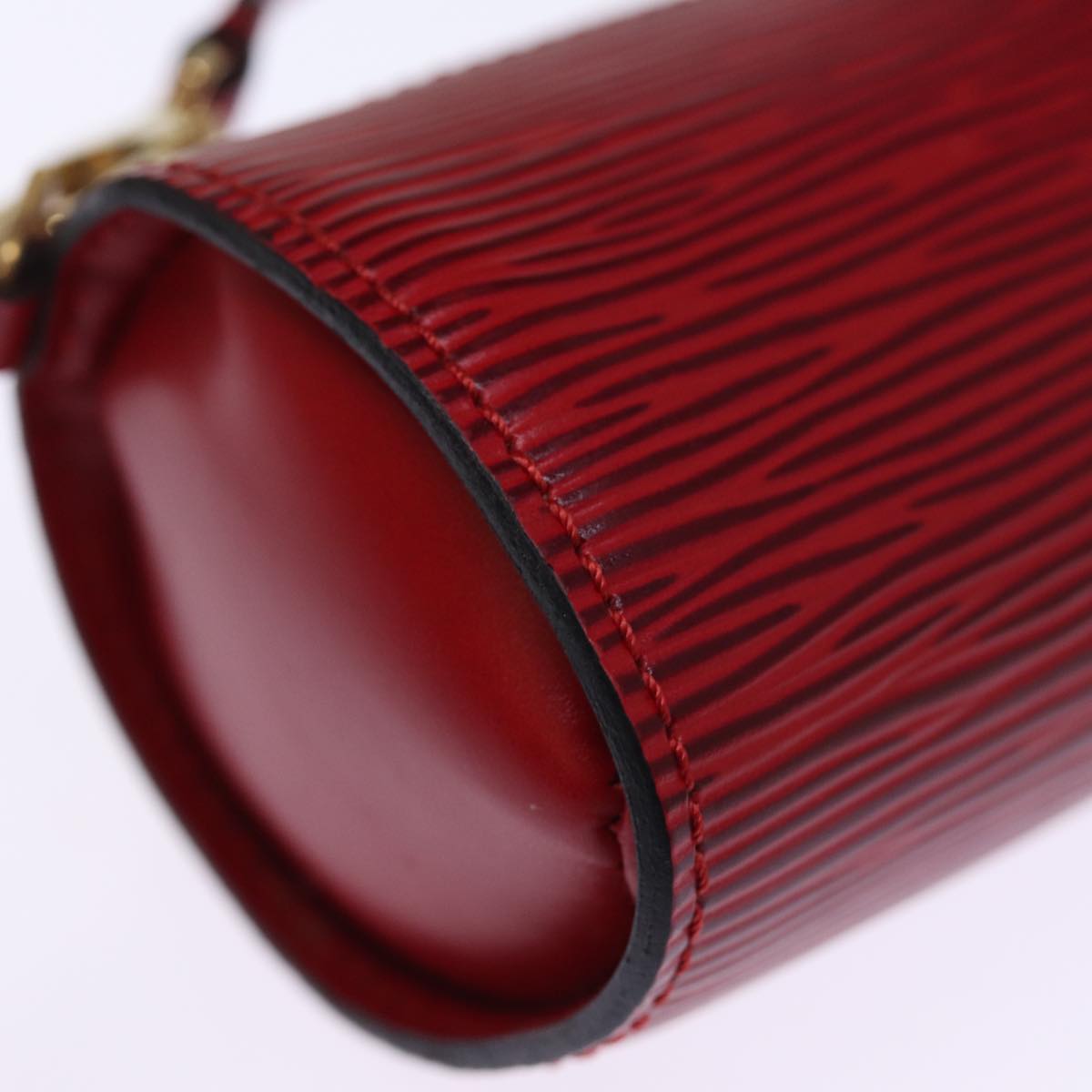 LOUIS VUITTON Epi Soufflot Pouch Accessory Pouch Red LV 75877