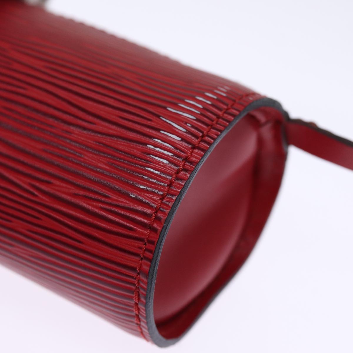 LOUIS VUITTON Epi Soufflot Pouch Accessory Pouch Red LV 75877