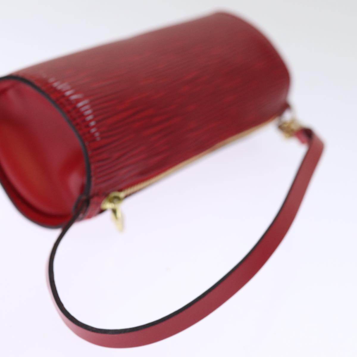 LOUIS VUITTON Epi Soufflot Pouch Accessory Pouch Red LV 75877