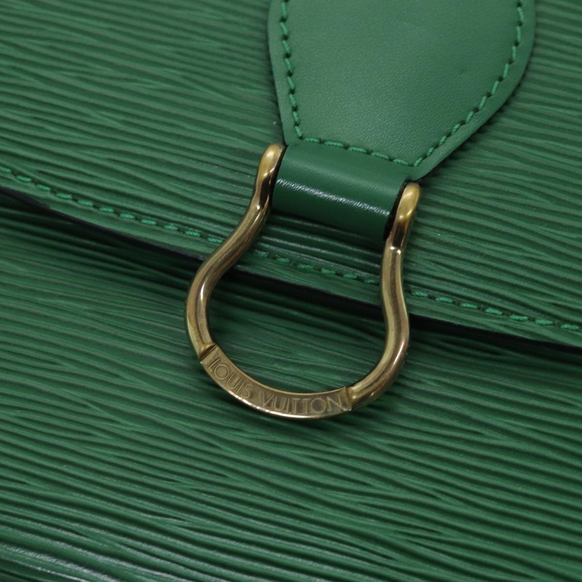 LOUIS VUITTON Epi Saint Cloud GM Shoulder Bag Green M52194 LV 75878