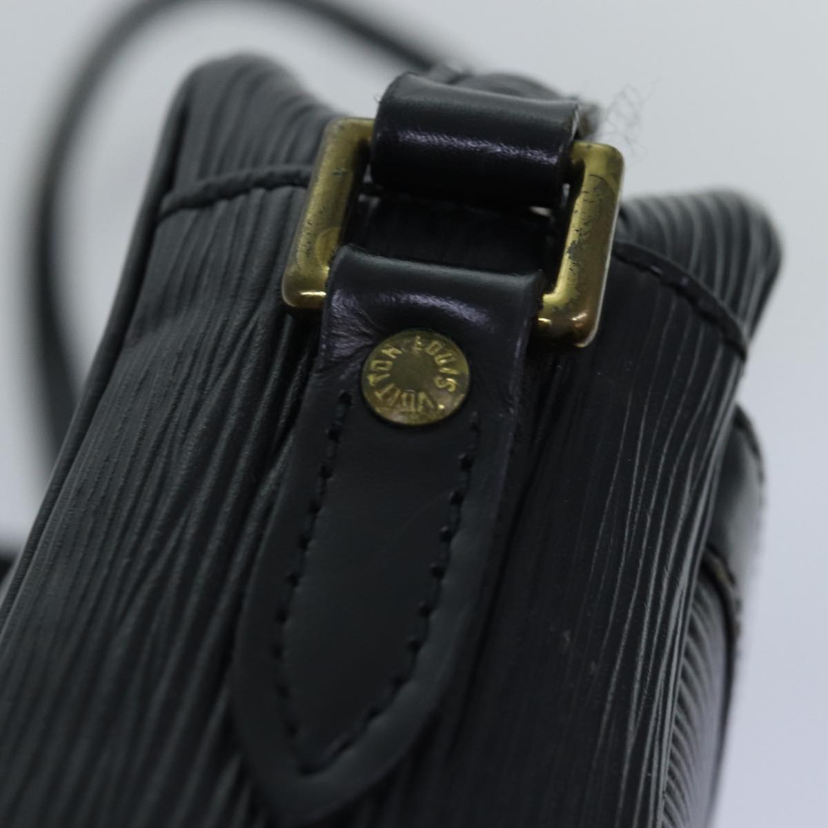 LOUIS VUITTON Epi Trocadero 23 Shoulder Bag Black M52302 LV 75879