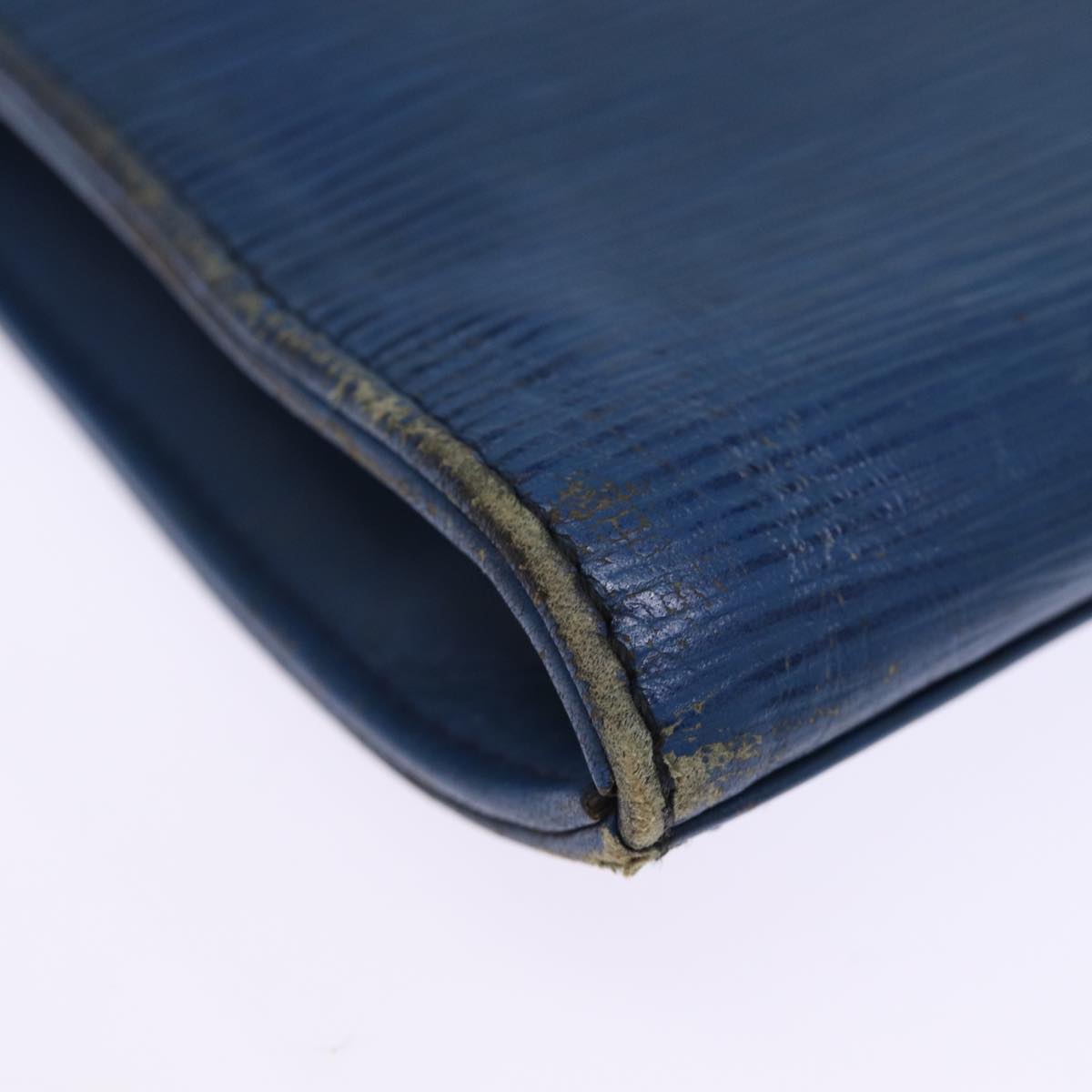 LOUIS VUITTON Epi Jena Clutch Bag Blue M52715 LV 75880