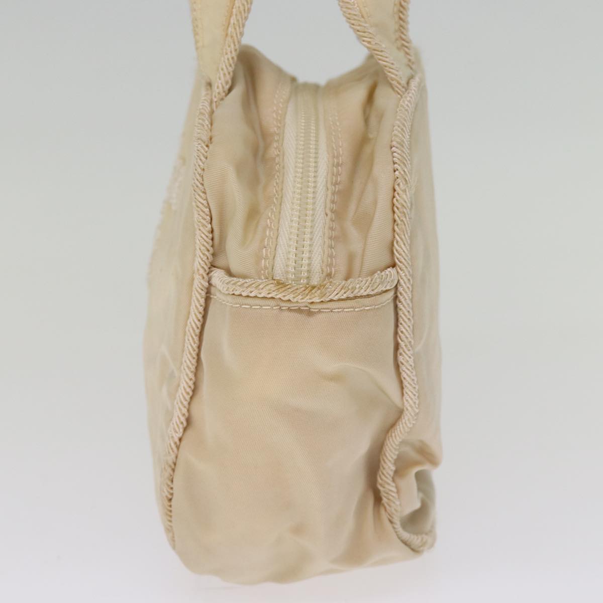 Luxury PradaHand Bag Nylon Beige 75889