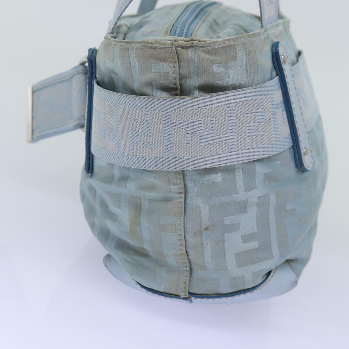 Luxury Fendi Zucca Canvas Hand Bag Light Blue75894