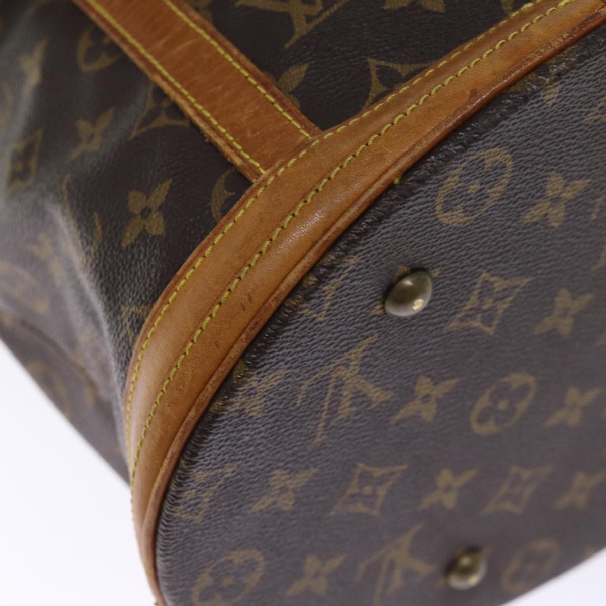 LOUIS VUITTON Monogram Bucket GM Shoulder Bag M42236 LV 75896