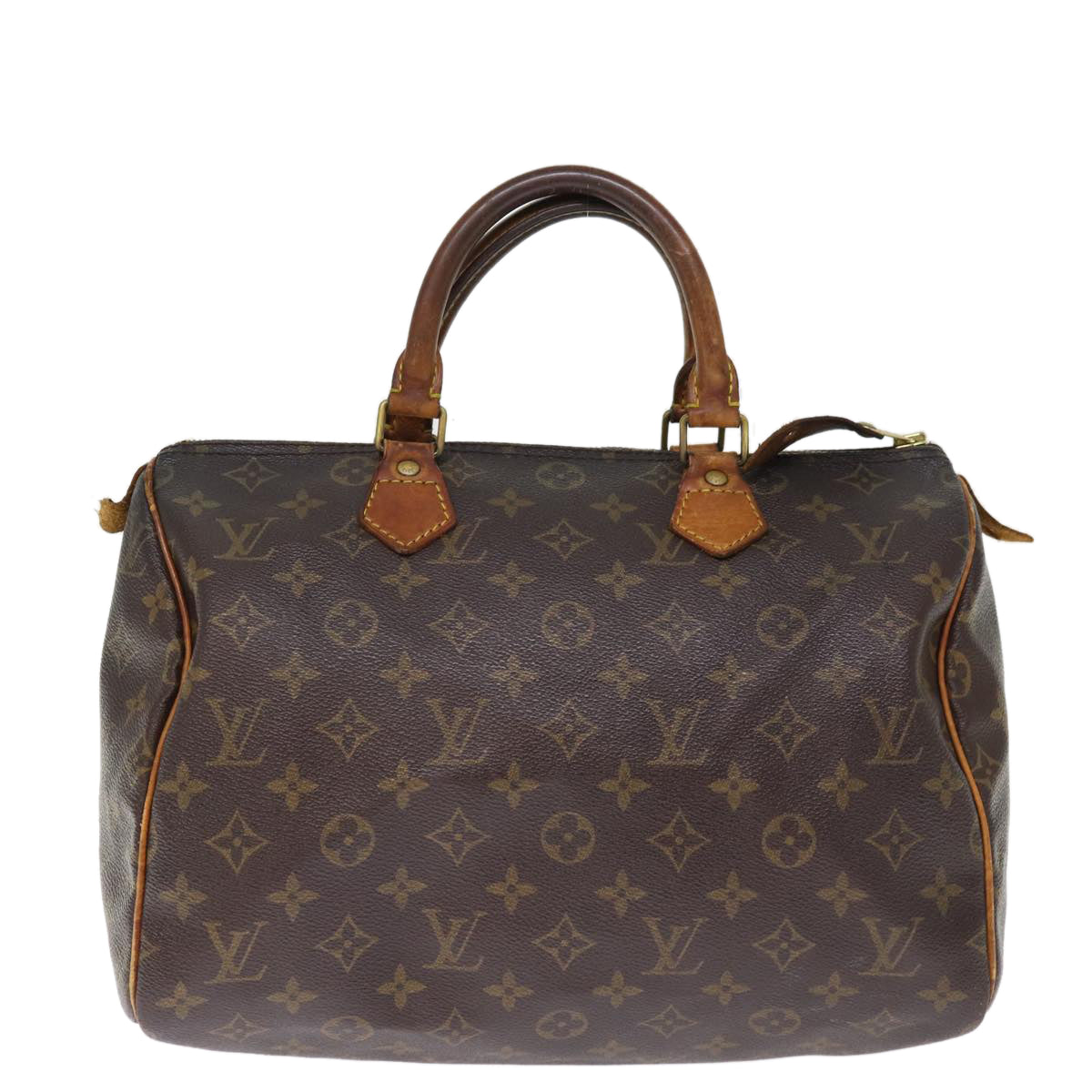 LOUIS VUITTON Monogram Speedy 30 Hand Bag M41526 LV 75906