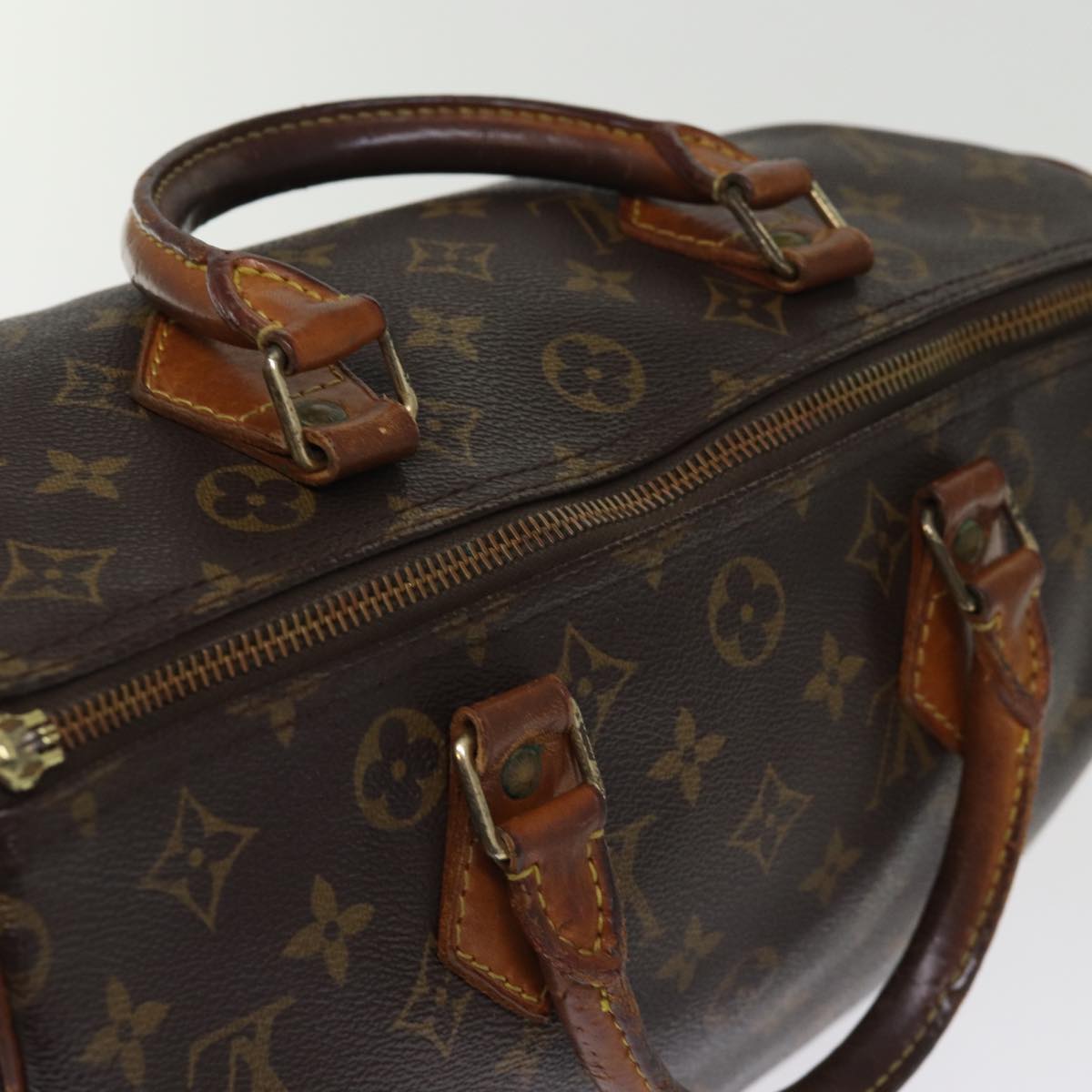 LOUIS VUITTON Monogram Speedy 30 Hand Bag M41526 LV 75907