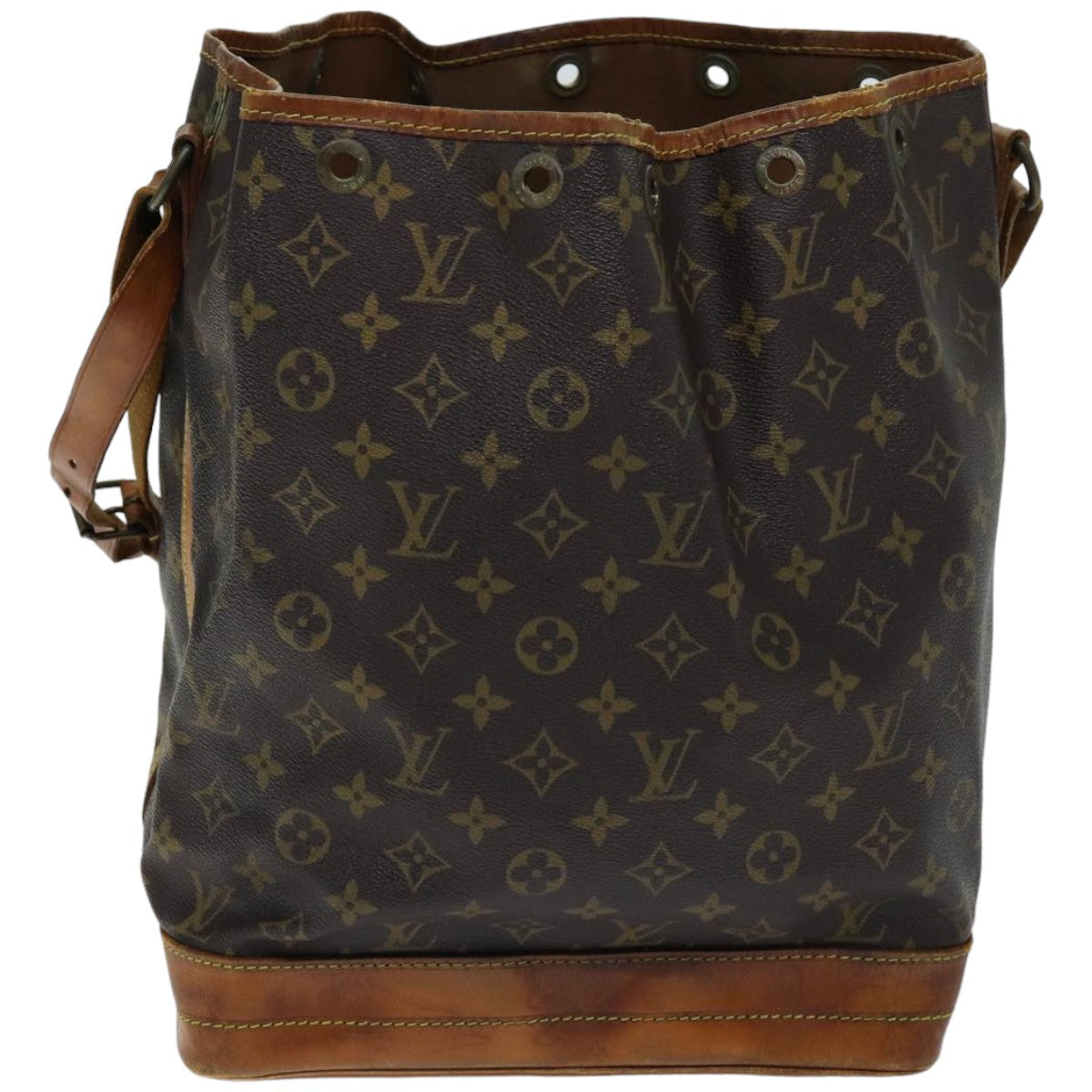 LOUIS VUITTON Monogram Noe Shoulder Bag M42224 LV 75910