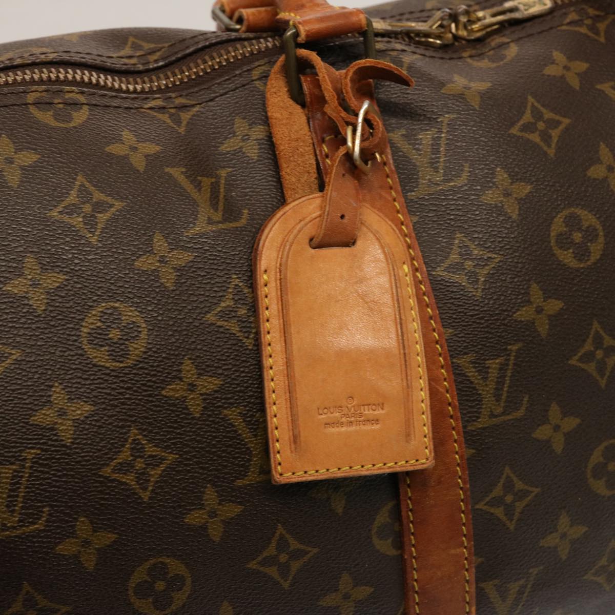 LOUIS VUITTON Monogram Keepall 50 Boston Bag M41426 LV 75916