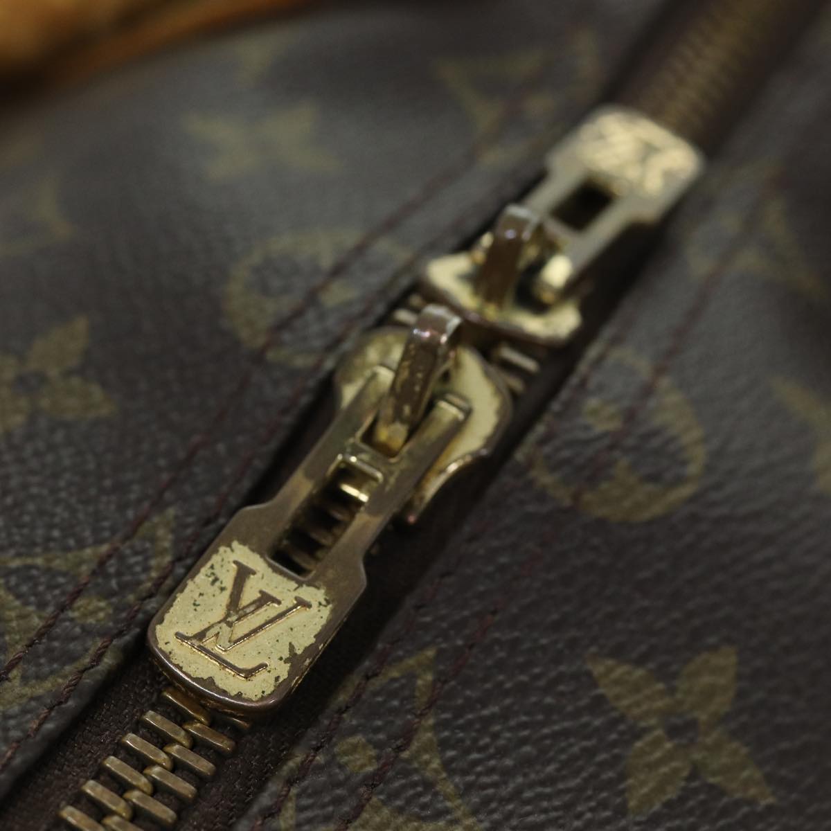 LOUIS VUITTON Monogram Keepall 50 Boston Bag M41426 LV 75917