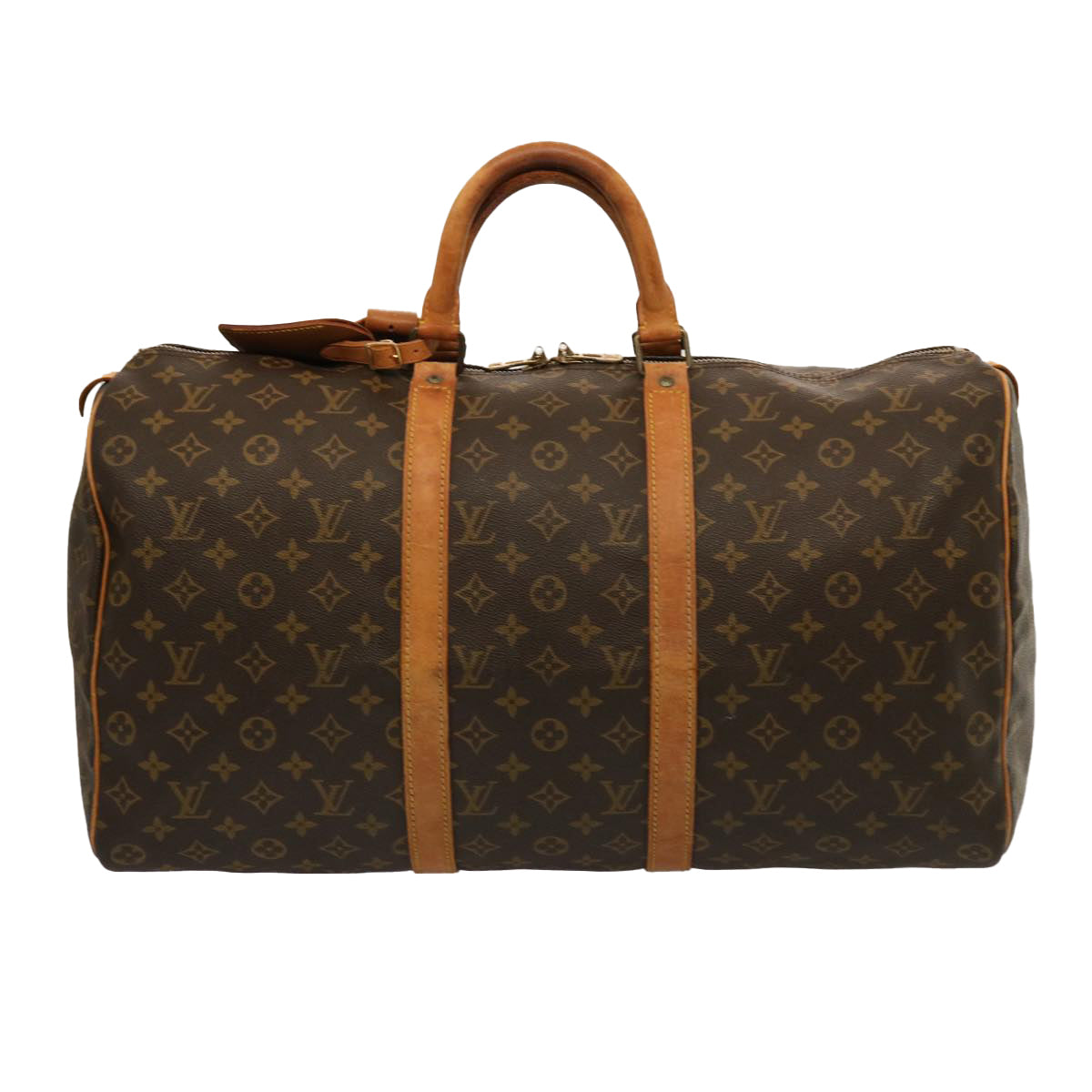 LOUIS VUITTON Monogram Keepall 50 Boston Bag M41426 LV 75918