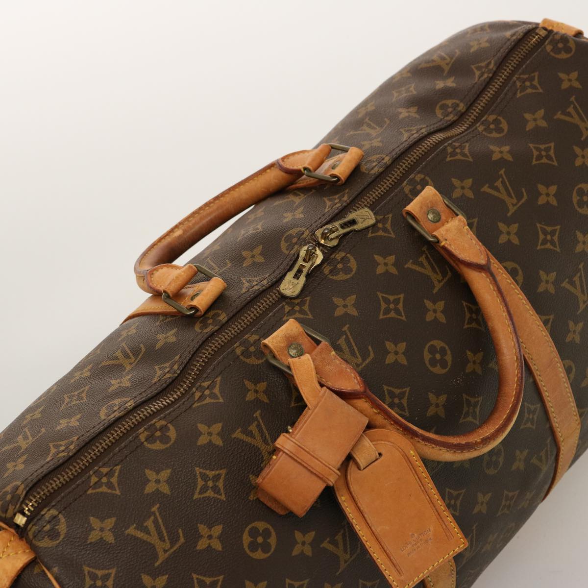 LOUIS VUITTON Monogram Keepall 50 Boston Bag M41426 LV 75918