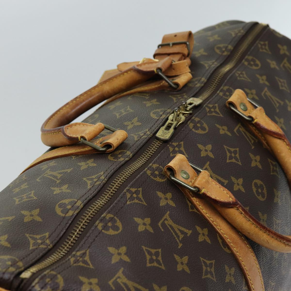LOUIS VUITTON Monogram Keepall 50 Boston Bag M41426 LV 75918