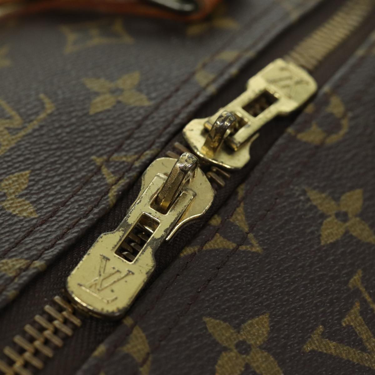 LOUIS VUITTON Monogram Keepall 55 Boston Bag M41424 LV 75920