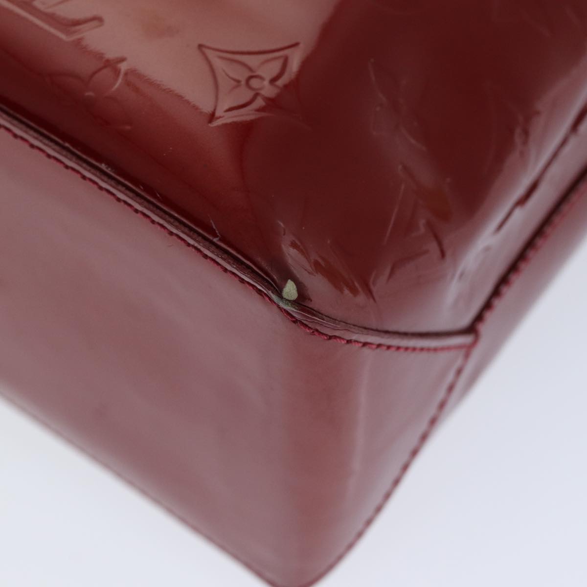LOUIS VUITTON Monogram Vernis Wilshire PM Bag Pomme D'amour M93642 LV 75929