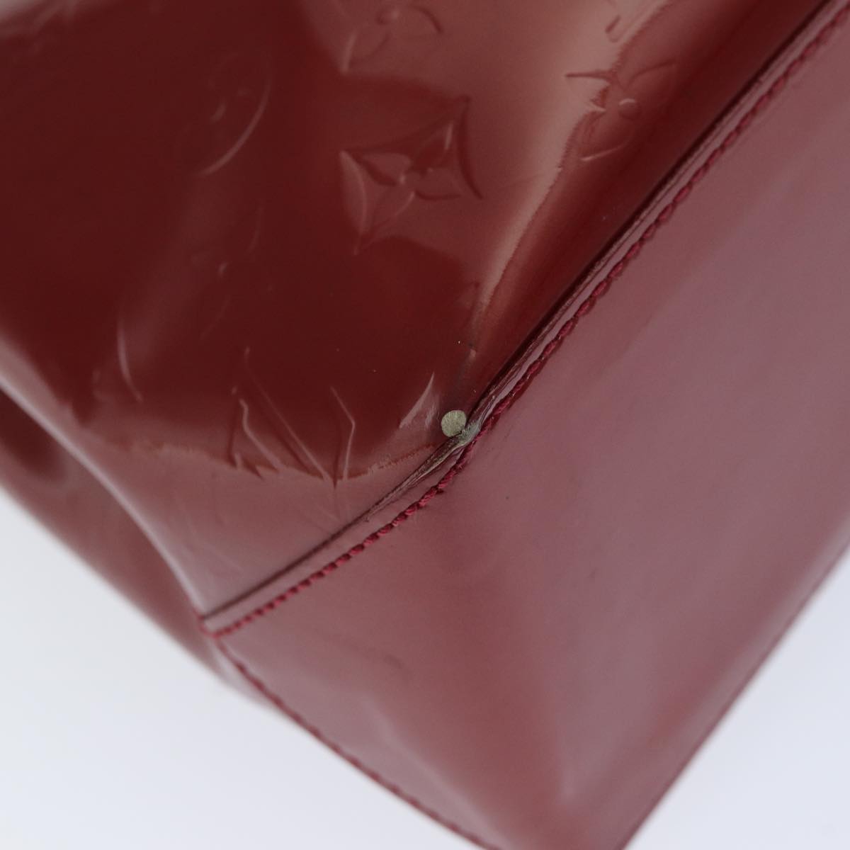 LOUIS VUITTON Monogram Vernis Wilshire PM Bag Pomme D'amour M93642 LV 75929