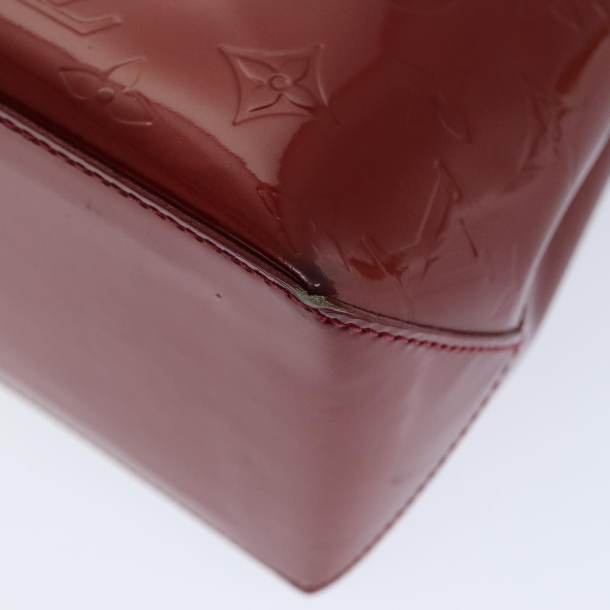 LOUIS VUITTON Monogram Vernis Wilshire PM Bag Pomme D'amour M93642 LV 75929