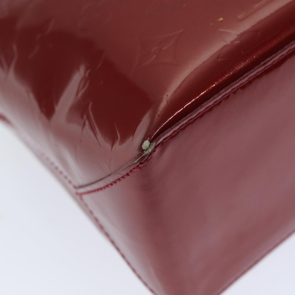 LOUIS VUITTON Monogram Vernis Wilshire PM Bag Pomme D'amour M93642 LV 75929