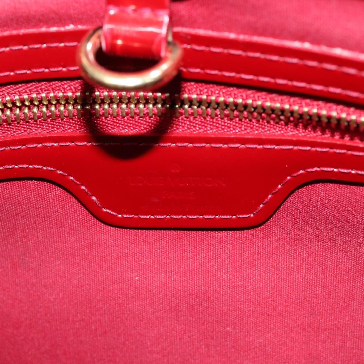 LOUIS VUITTON Monogram Vernis Wilshire PM Bag Pomme D'amour M93642 LV 75929