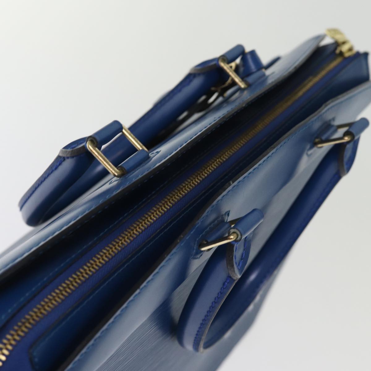 LOUIS VUITTON Epi Riviera Hand Bag Blue M48185 LV 75931