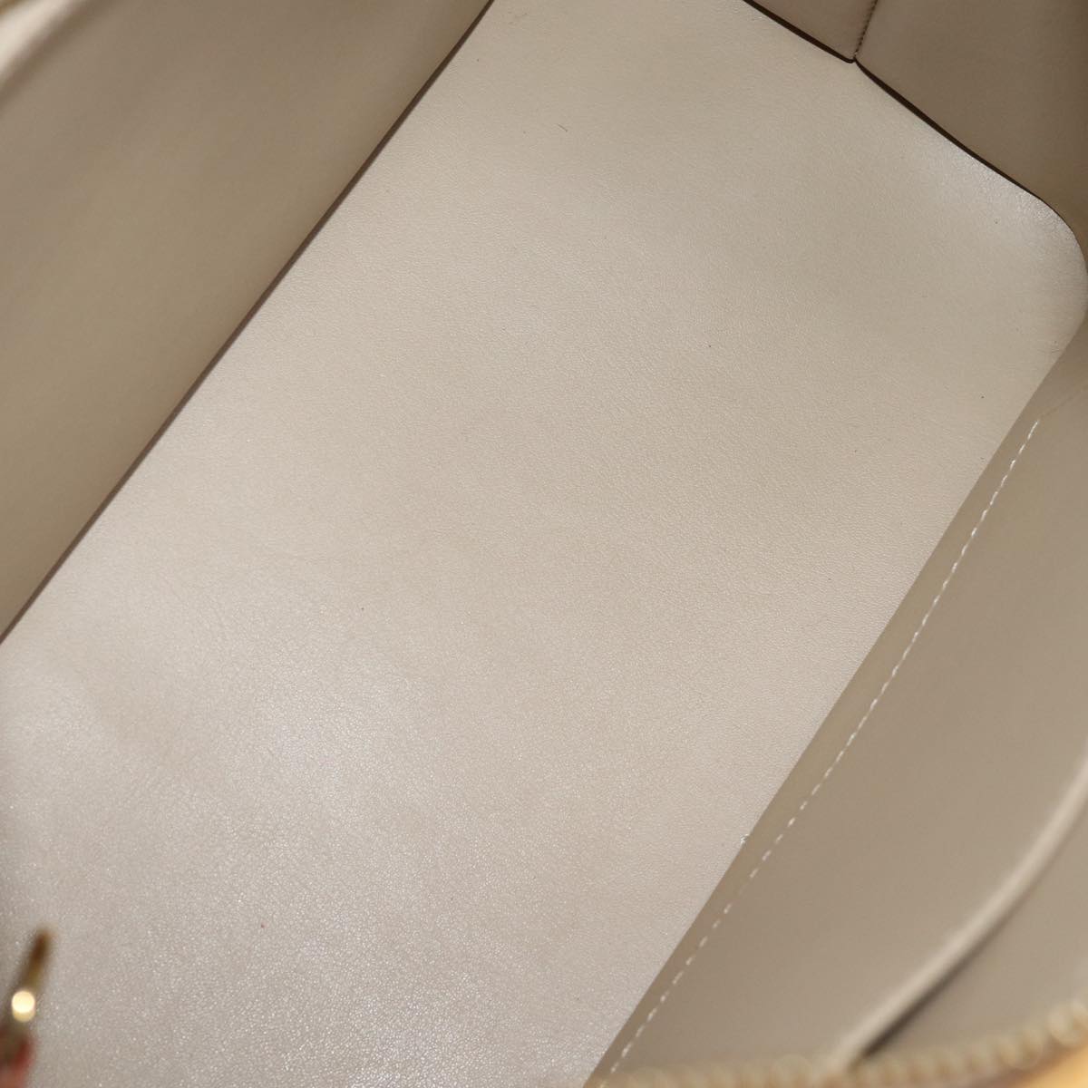 LOUIS VUITTON Monogram Vernis Houston Hand Bag Beige M91004 LV 75934
