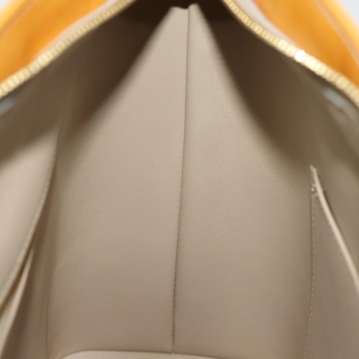 LOUIS VUITTON Monogram Vernis Houston Hand Bag Beige M91004 LV 75934
