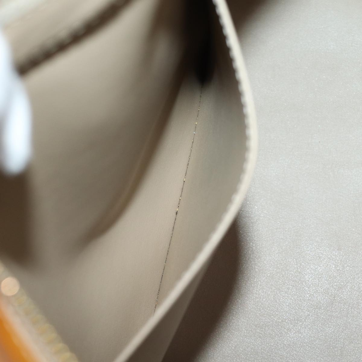 LOUIS VUITTON Monogram Vernis Houston Hand Bag Beige M91004 LV 75934