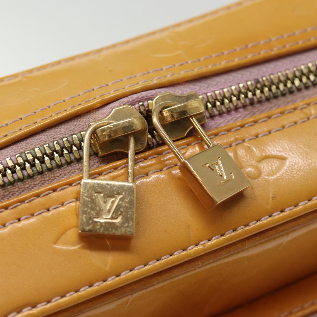 LOUIS VUITTON Monogram Vernis Marley Backpack Marshmallow Pink M91039 75935