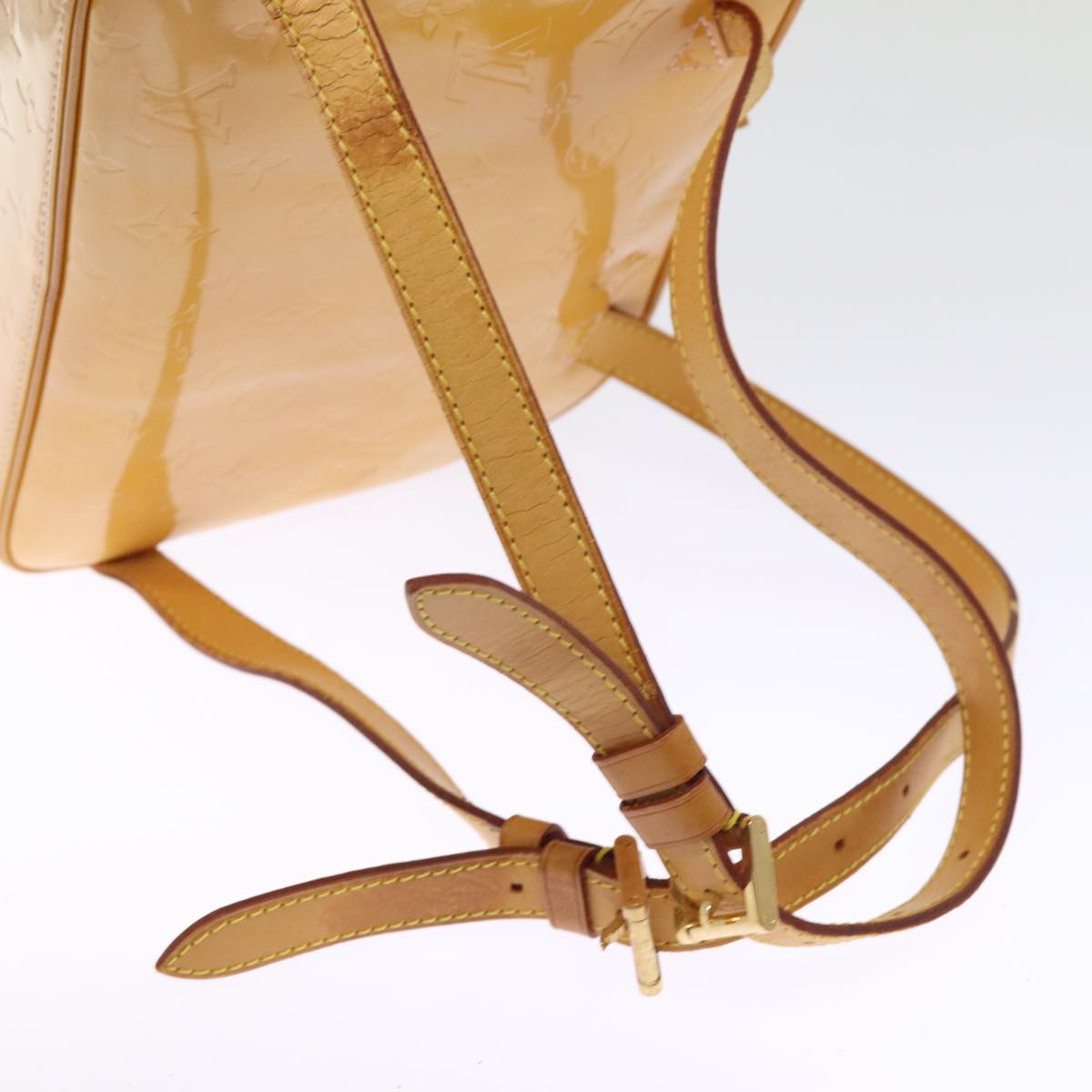 LOUIS VUITTON Monogram Vernis Marley Backpack Marshmallow Pink M91039 75935