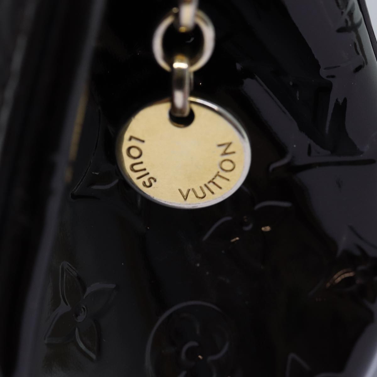 LOUIS VUITTON Monogram Vernis Brea PM Hand Bag Amarante M91622 LV 75936
