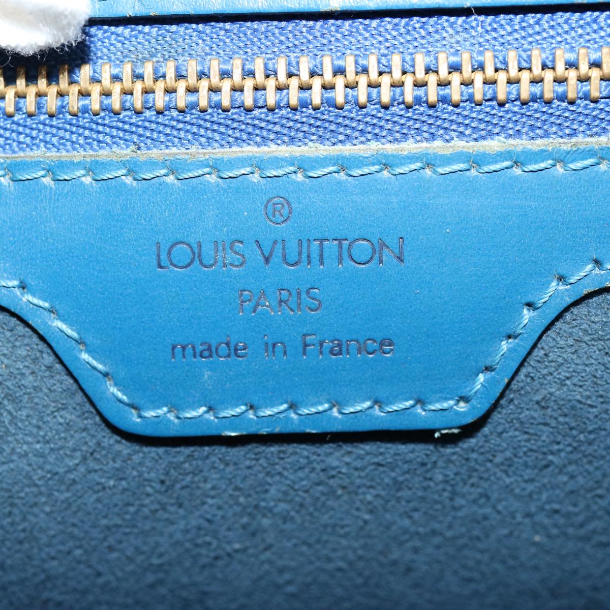 LOUIS VUITTON Epi Lussac Shoulder Bag Blue M52285 LV 75940
