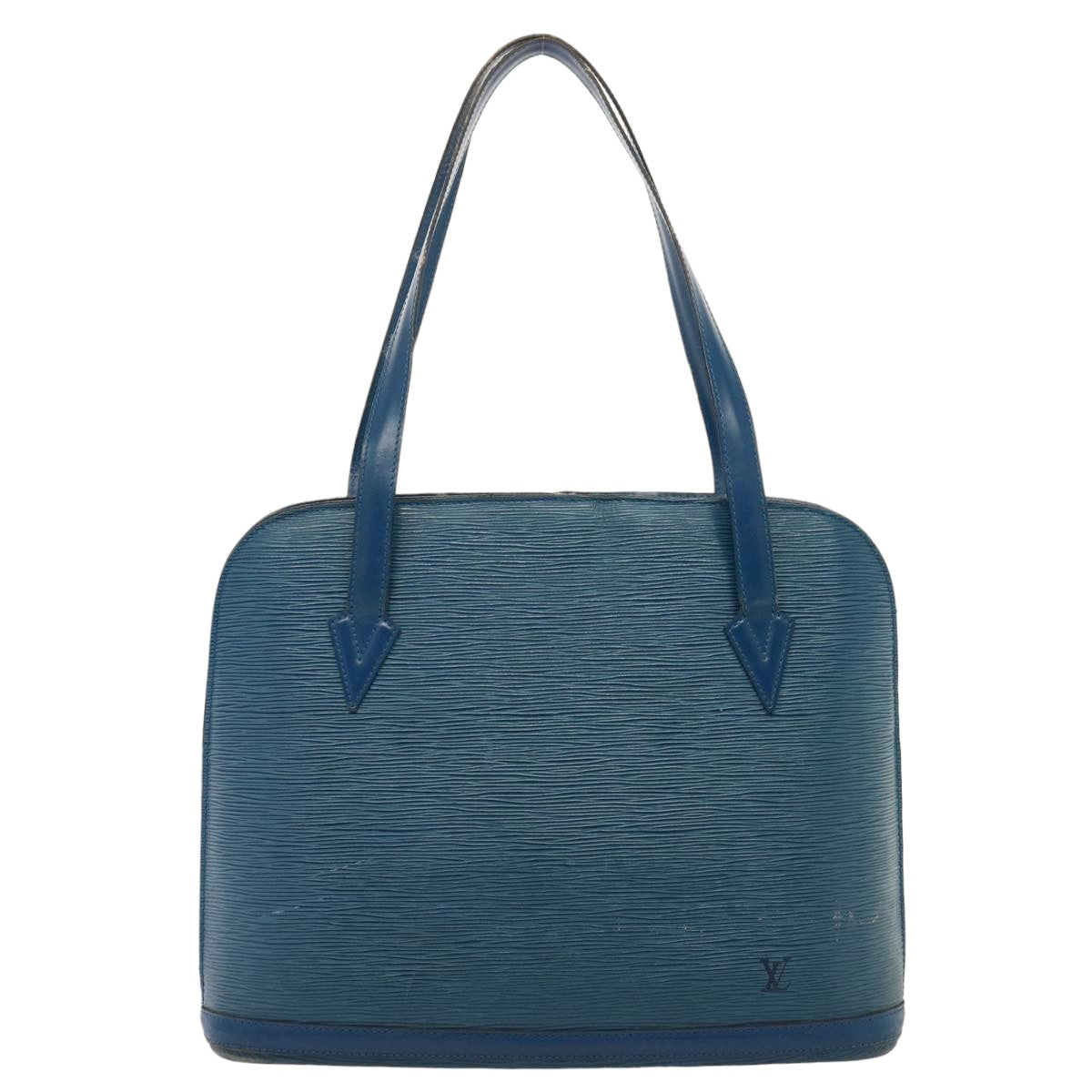LOUIS VUITTON Epi Lussac Shoulder Bag Blue M52285 LV 75940