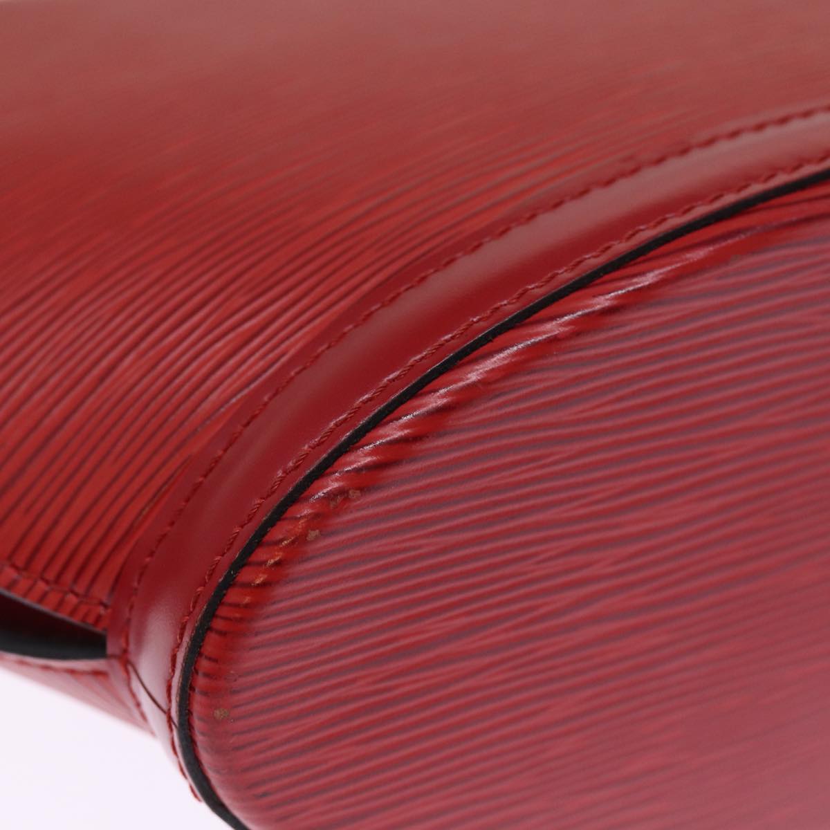 LOUIS VUITTON Epi Saint Jacques Poignees Long Hand Bag Red M52337 LV 75949
