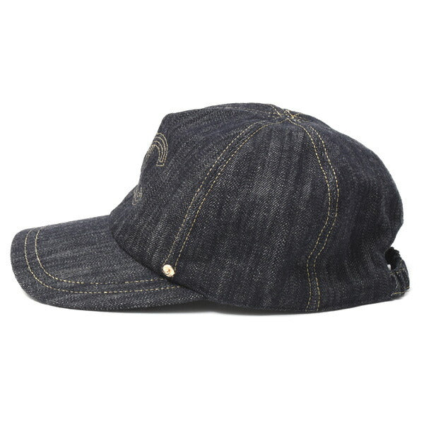 Chanel Denim Cap Cotton Navy Unisex