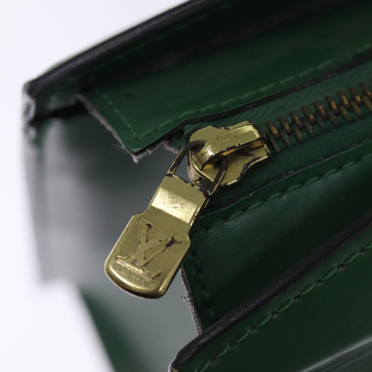 LOUIS VUITTON Epi Riviera Hand Bag Green M48184 LV 75951