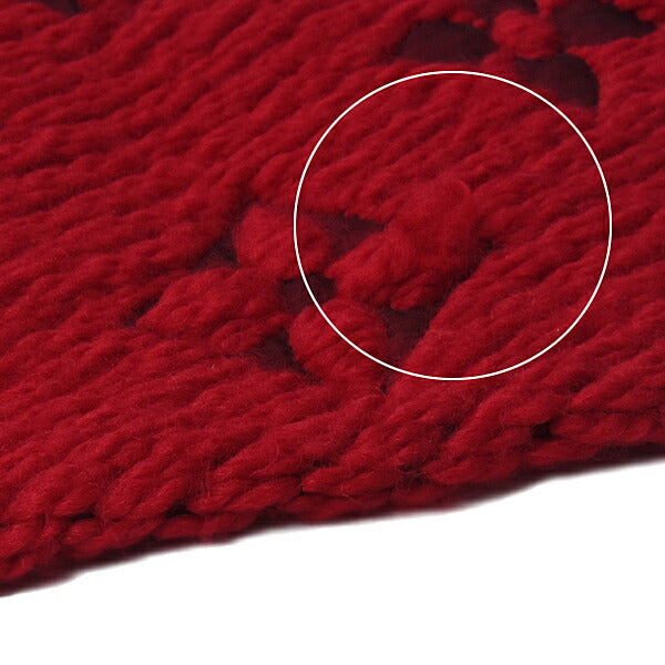 Louis Vuitton Wool Silk Scarf Rouge